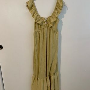 Light Yellow Maxi Dress